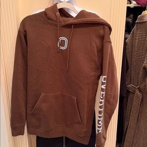 Overtime Classic Hoodie - Chocolate Brown - Size Small